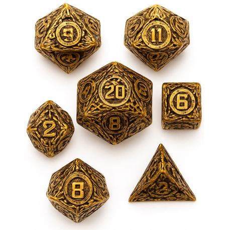 Set de 7 dés Premium - Flux Céleste