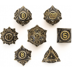 Set de 7 dés Premium - Flux Céleste