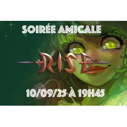 Soirée Amicale Rise TCG Mercredi 10/09/25 à 19h45