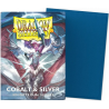 100 Protège-cartes Dragon Shield Matte Dual - Cobalt & Silver