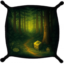 Piste de dés Néoprène immersion - Silent Forest