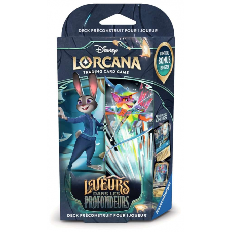 Disney Lorcana Starter Deck Judy Hopps et Robin des Bois- Chapitre 10 - Lueurs dans les Profondeurs