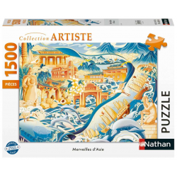 Puzzle Nathan 1500 pièces - Atelier d'artiste - Laura Lhuillier