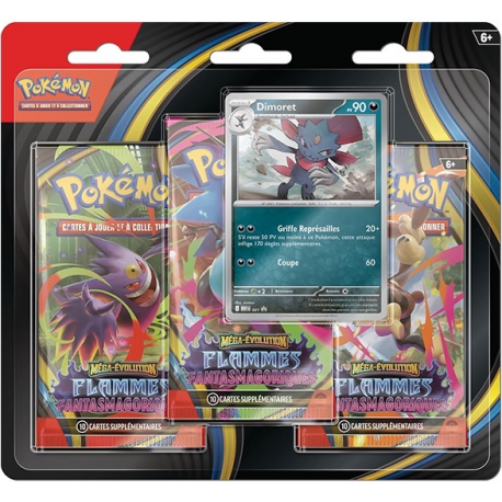 Pokémon - ME02 Flammes Fantasmagoriques - Tripack
