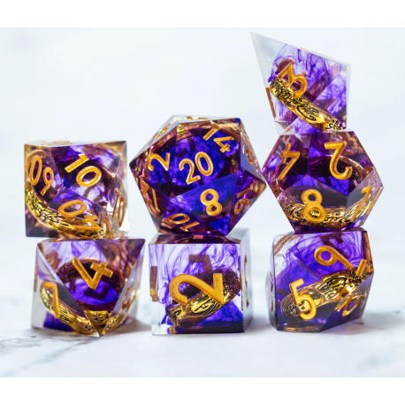 Set de 7 dés Premium - Anneaux des Nains