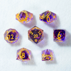 Set de 7 dés Premium - Anneaux des Nains