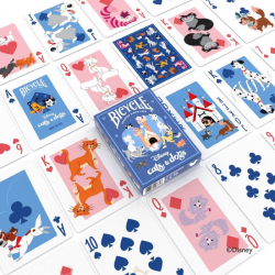 Jeu de 54 cartes Bicycle Disney - Cats & Dogs