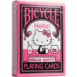 Jeu de 54 cartes Bicycle - Hello Kitty