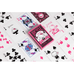 Jeu de 54 cartes Bicycle - Hello Kitty