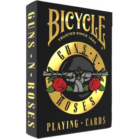 Jeu de 54 cartes Bicycle Guns N'Roses