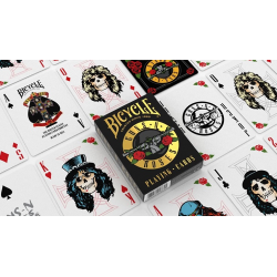 Jeu de 54 cartes Bicycle Guns N'Roses