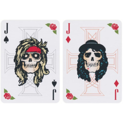 Jeu de 54 cartes Bicycle Guns N'Roses