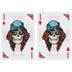 Jeu de 54 cartes Bicycle Guns N'Roses