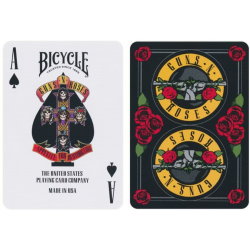 Jeu de 54 cartes Bicycle Guns N'Roses