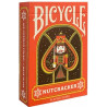 Jeu de 54 cartes Bicycle Nutcracker (Guilded Rouge)