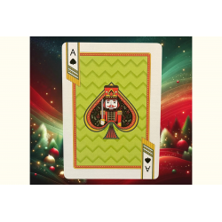 Jeu de 54 cartes Bicycle Nutcracker (Guilded Rouge)