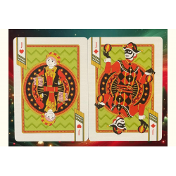 Jeu de 54 cartes Bicycle Nutcracker (Guilded Rouge)