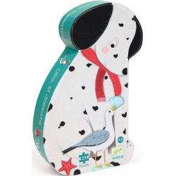 Puzzle Silhouettes 24 pièces – Ollie, le Dalmatien