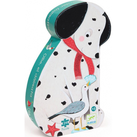 Puzzle Silhouettes 24 pièces – Ollie, le Dalmatien