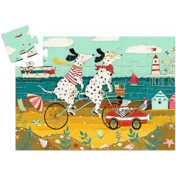 Puzzle Silhouettes 24 pièces – Ollie, le Dalmatien