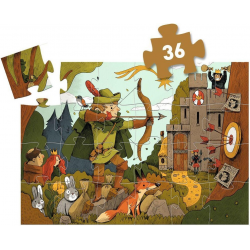 Puzzle Silhouettes 36 pièces – Robin des bois