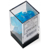 Set de 7 dés - Luminary - Sky/Argent
