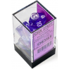 Set de 7 dés - Luminary - Violet/Blanc