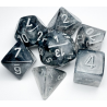 Set de 7 dés - Luminary - Fumée/Argent