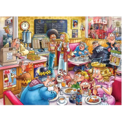 Puzzle Wasgij 1000p Destiny 25 - Le Café