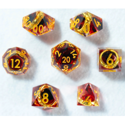 Set de 7 dés Premium - Anneaux du Seigneur