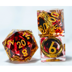 Set de 7 dés Premium - Anneaux du Seigneur