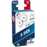 Lot de 5 Dés à 6 faces 18mm