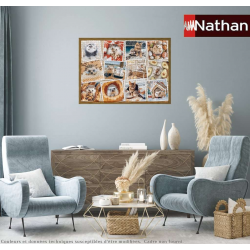 Puzzle Nathan 1500 pièces - Les aventures du hérisson