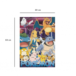 Puzzle Nathan 1500 pièces - Pokémon Néon