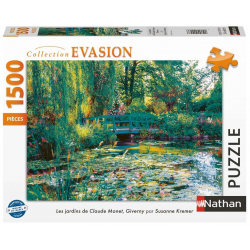 Puzzle Nathan 1500 pièces - Les jardins de Claude Monet, Giverny