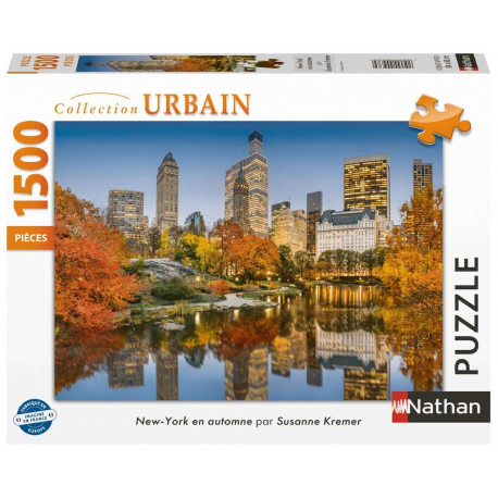 Puzzle Nathan 1500 pièces - New York en automne