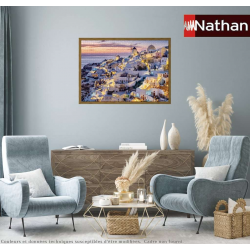 Puzzle Nathan 1500 pièces - Coucher de soleil sur Santorin