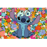Puzzle 3000 pièces - Ravensburger - Stitch en fleurs