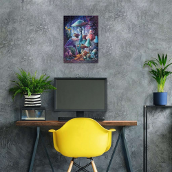 Puzzle 500 pièces - Champignons - Glow in the dark