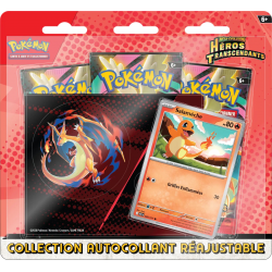 Pokémon - ME02.5 : Héros Transcendants - Pack 3 boosters Collection autocollant réajustable (Tripack)