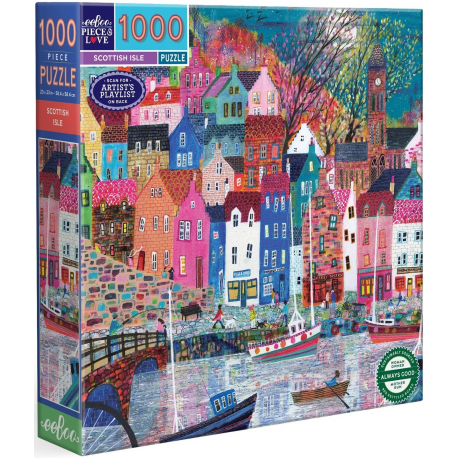 Puzzle 1000 pièces eeboo - Scottish isle