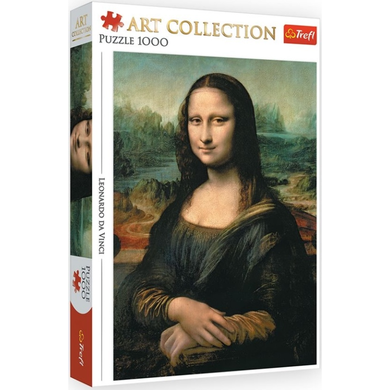 Puzzle 1000 pièces Trefl - Art Collection - Mona Lisa