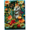 Puzzle Premium 1000 pièces Trefl - Collection Paper Art - Paper Hedgehog