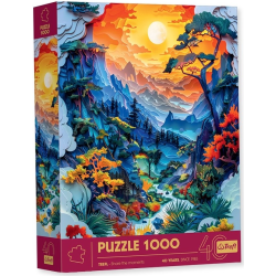 Puzzle Premium 1000 pièces Trefl - Collection Paper Art - Paper Valley