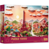 Puzzle Premium 1000 pièces Trefl - Collection Paper Art - Paper Paris