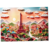 Puzzle Premium 1000 pièces Trefl - Collection Paper Art - Paper Paris
