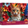 Puzzle Premium 1000 pièces Trefl - Collection Paper Art - Paper Cat