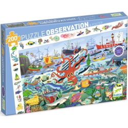 Puzzle Observation 200 pièces - Les secrets de la mer