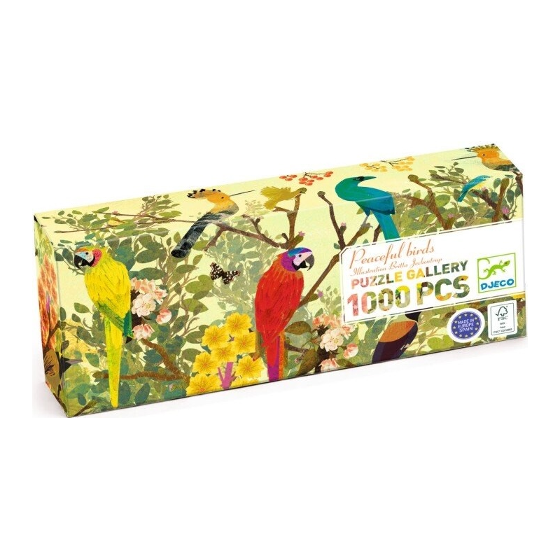 Puzzle Gallery 1000 pièces - Peaceful birds