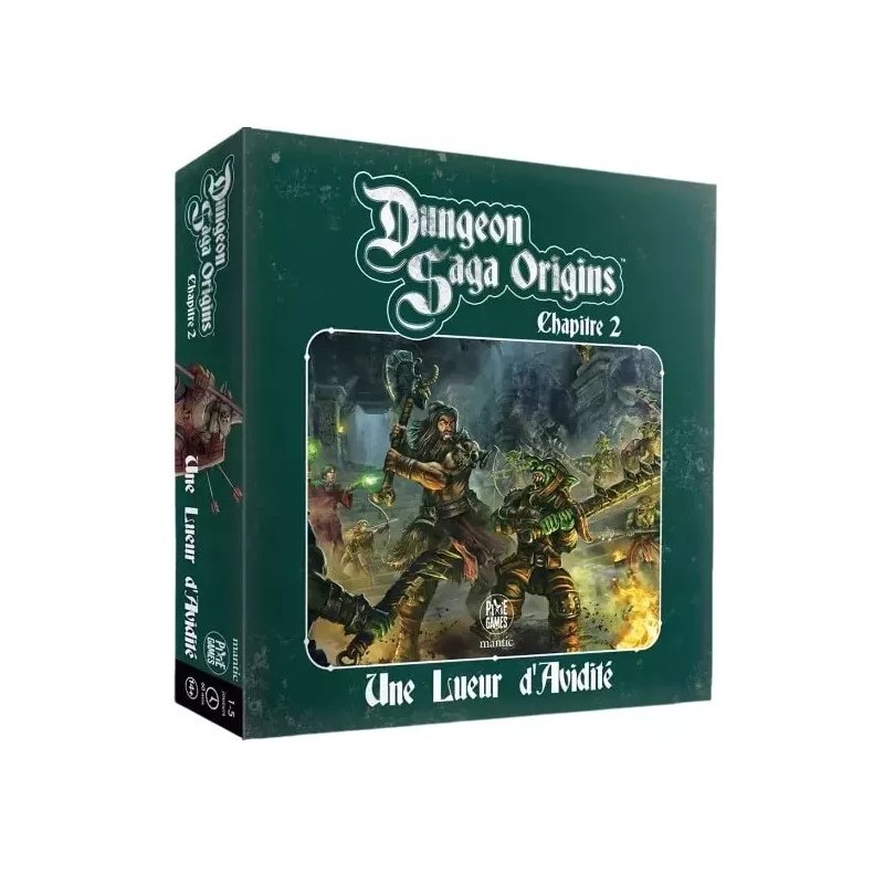 Acheter le jeu de société Dungeon Saga Origins Une Lueur d’Avidité Chapitre 2 (Mantic)